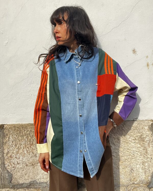 camicia denim anni 80